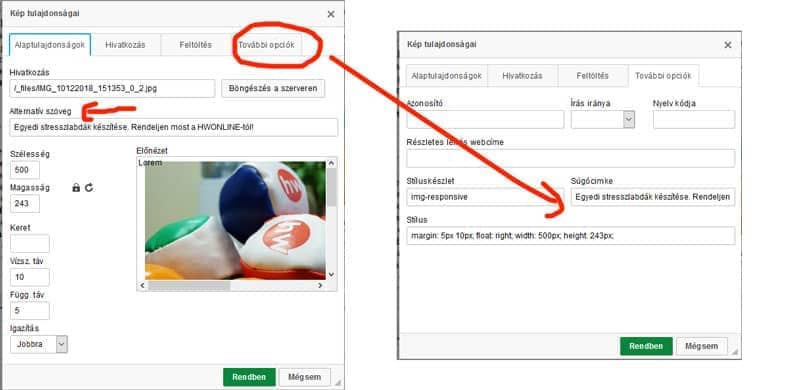 Képek ALT és TITLE szövegezése Képek ALT és TITLE szövegezése